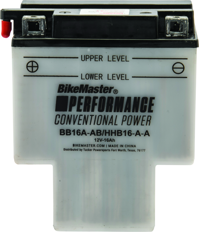 BikeMaster HBB16A-A/AB Battery - Rowdy Warehouse 