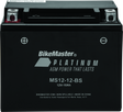 BikeMaster AGM Battery - MS12-12-BS - Rowdy Warehouse 