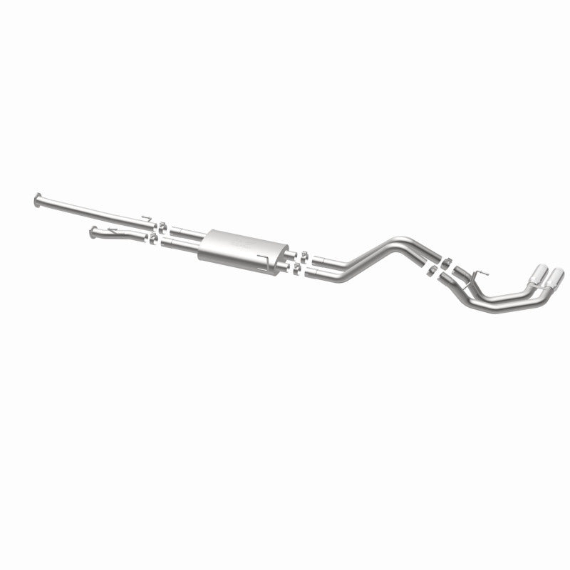 MagnaFlow 14 Toyota Tundra V8 4.6L/5.7L Stainless C/b Exhaust Dual same side pass. rear tire