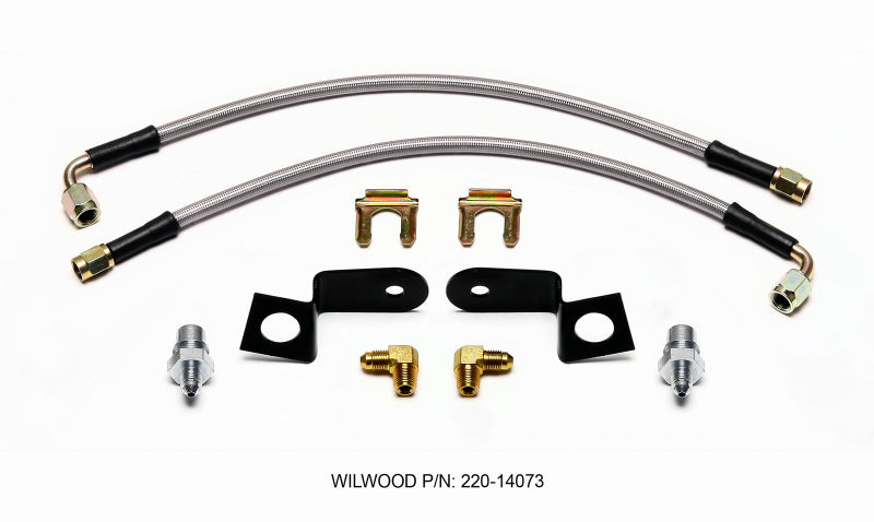 Wilwood Flexline Kit 14in. M10-1.00 90 Deg