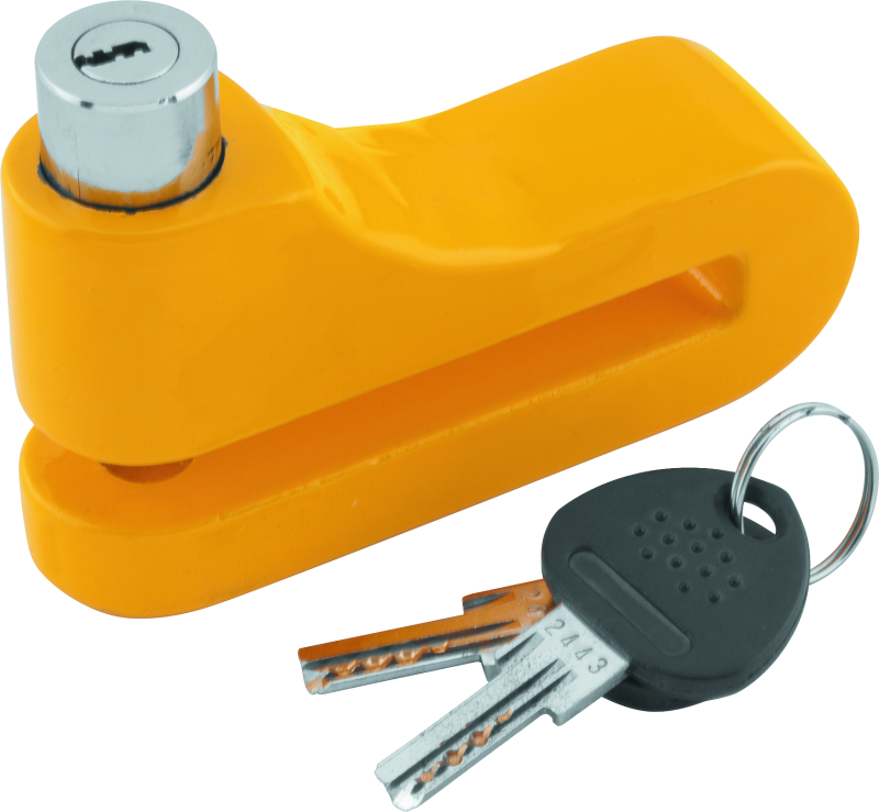 Bully Lock Disc Lock 10mm - Yellow - Rowdy Warehouse 