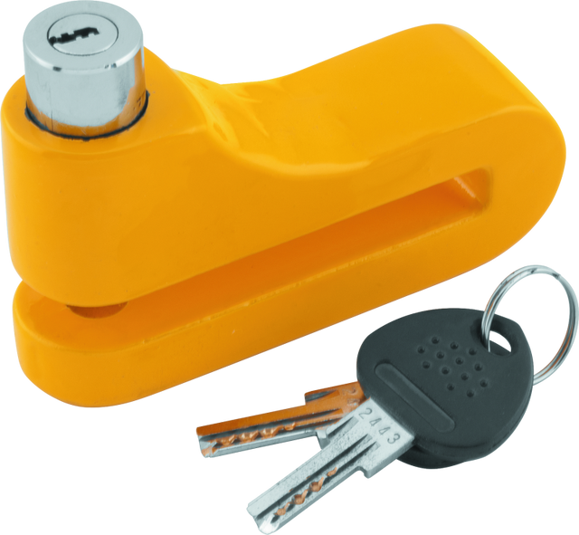 Bully Lock Disc Lock 10mm - Yellow - Rowdy Warehouse 