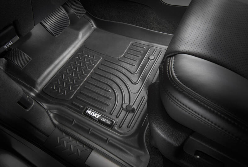 Husky Liners 11-12 Dodge Charger/Chrysler 300 (AWD Only) WeatherBeater Combo Black Floor Liners