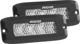 Rigid Industries SRQ - 60 Deg. Lens - White - Flush Mount - Set of 2