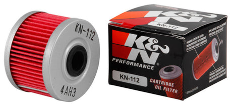 K&N Honda/Kawasaki/Polaris/Suzuki 1.969in OD x .469in ID x 1.438in H Oil Filter - Rowdy Warehouse 