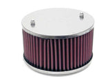 K&N Universal Custom Air Filter - Round 1.625in Flange / 1.625in ID / 2.75in Overall Height - Rowdy Warehouse 