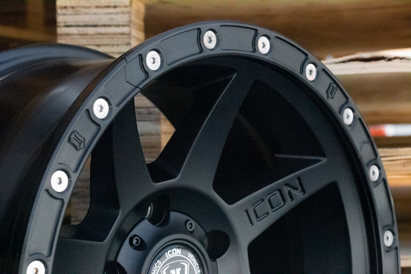 ICON 17in Compression/Alpha/Rebound Wheel Rock Ring Kit (20 Bolt) - Rowdy Warehouse 