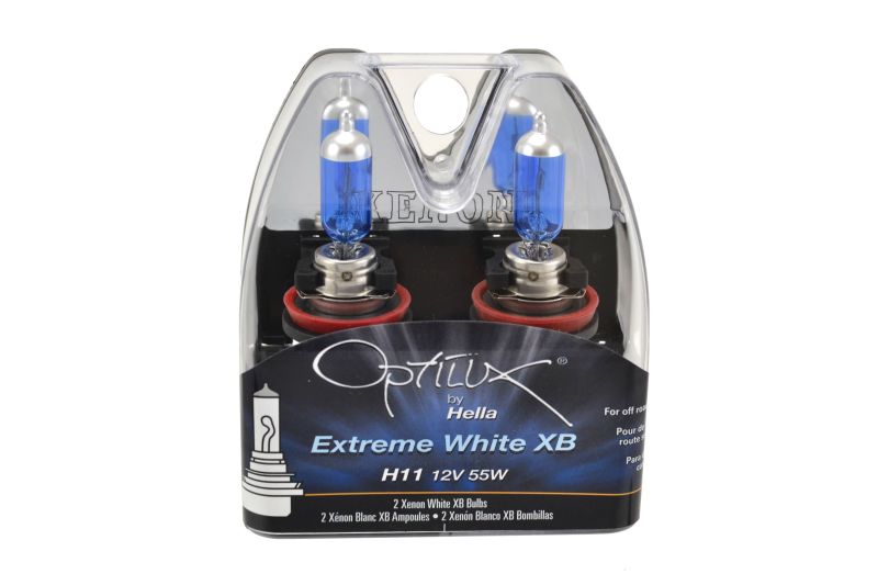 Hella H11 12V 55W Xenon White XB Bulb (Pair) - Rowdy Warehouse 