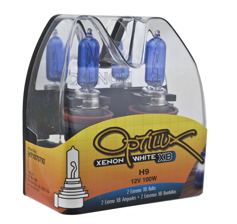 Hella Optilux H9 12V/100W XB Xenon White Bulb (pair) - Rowdy Warehouse 