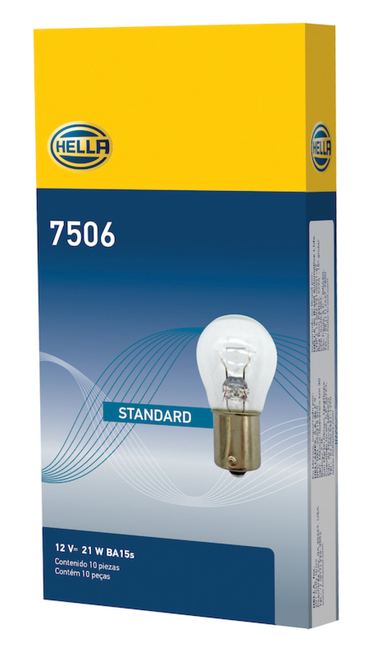 Hella Bulb 7506 12V 21W BA15s S8 - Rowdy Warehouse 