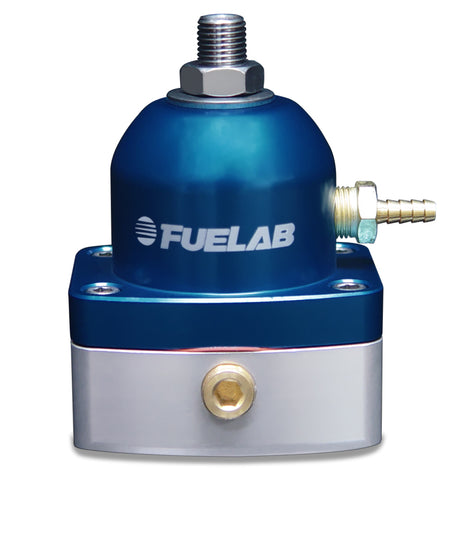 Fuelab 515 EFI Adjustable FPR 25-90 PSI (2) -6AN In (1) -6AN Return - Blue - Rowdy Warehouse 