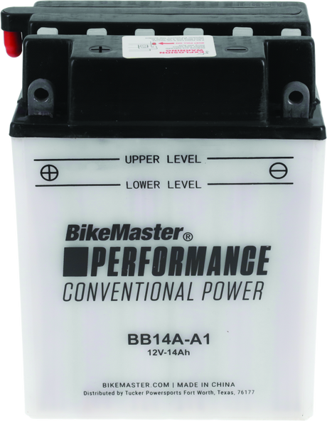 BikeMaster BB14A-A1 Battery - Rowdy Warehouse 