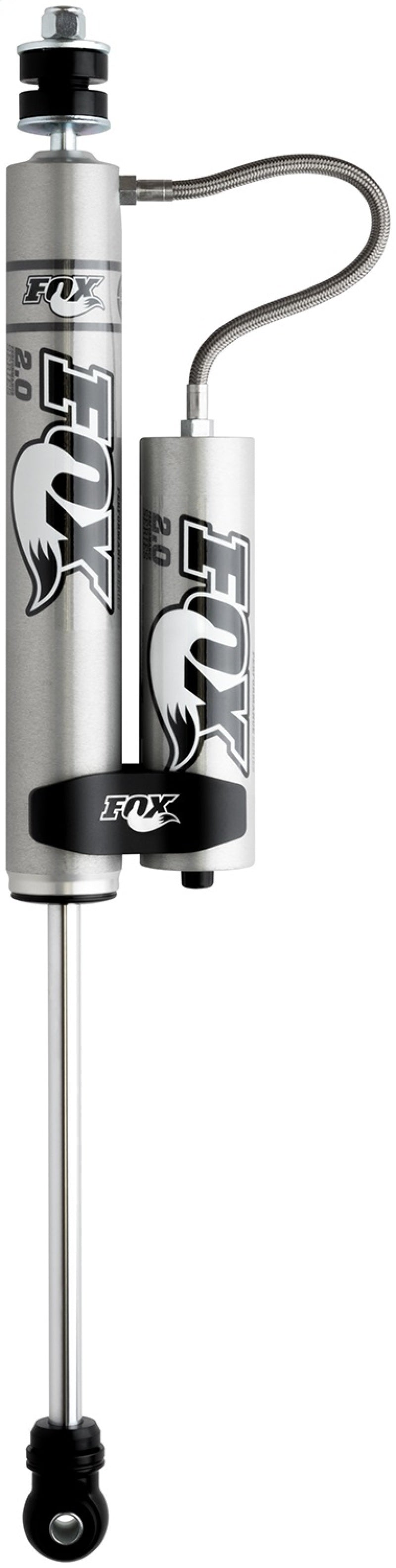 Fox 2.0 Performance Series 10.1in. Smooth Body Remote Res. Shock w/Stem Mount / Std Travel - Black - Rowdy Warehouse 