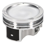 JE Pistons VW TSI 2.0 Turbo 83mm Bore +.50mm Oversize 9.6:1 CR -7.8cc Dish Piston (Set of 4) - Rowdy Warehouse 