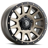 ICON Compression 17x8.5 5x150 25mm Offset 5.75in BS 110.1mm Bore Bronze Wheel