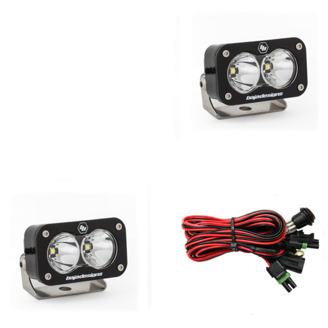 Baja Designs S2 Pro Series LED Light Pods Work/Scene Pattern - Pair - Rowdy Warehouse 