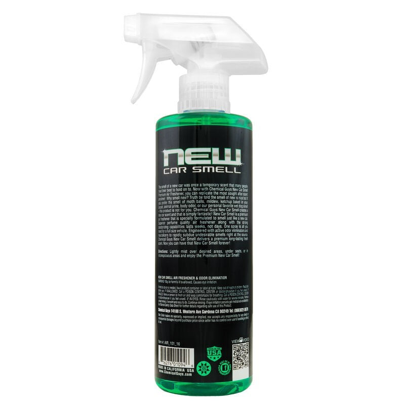 Chemical Guys New Car Smell Air Freshener & Odor Eliminator - 16oz - Rowdy Warehouse 