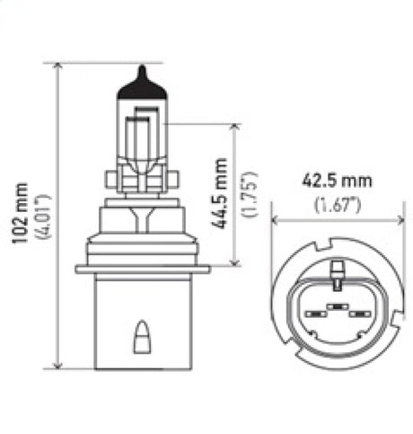 Hella Bulb 9004 12V 65/45W Xen Wht Xb (2) - Rowdy Warehouse 