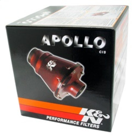 K&N Universal Apollo Black Cold Air Intake - 70mm OD FLG PP - Rowdy Warehouse 