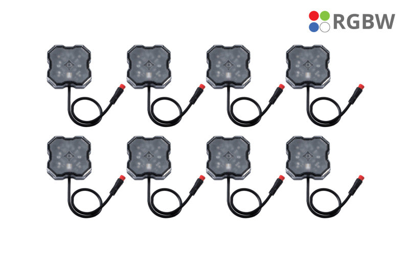 Diode Dynamics Stage Series RGBW LED Rock Light (8-pack) - Rowdy Warehouse 