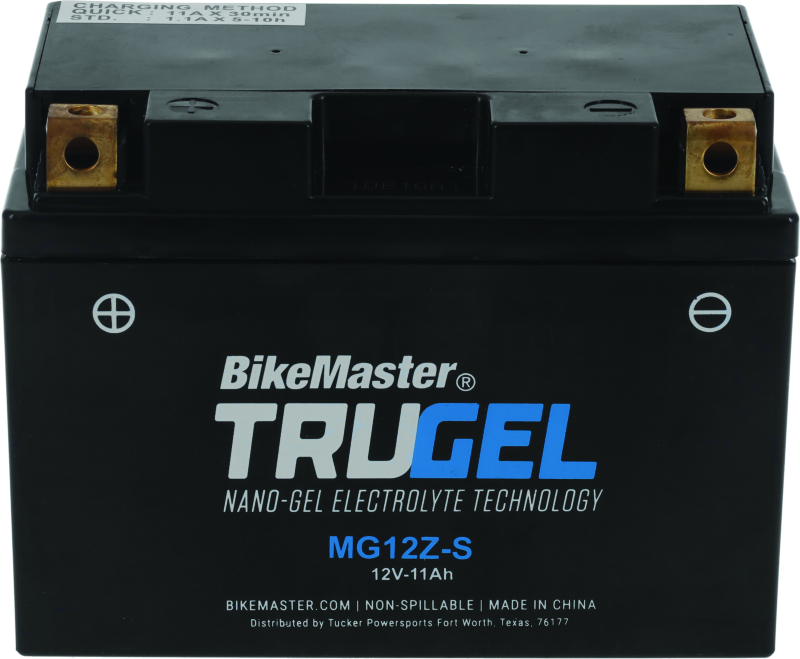 BikeMaster Trugel Battery MG12Z-S - Rowdy Warehouse 