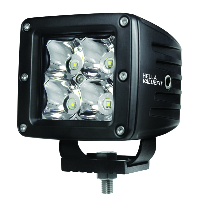 Hella HVF Cube 4 LED Off Road Kit - 3.1in 2X12W - Rowdy Warehouse 