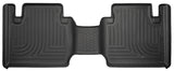 Husky Liners 12-15 Toyota Tacoma Extended Cab WeatherBeater Second Row Black Floor Liners