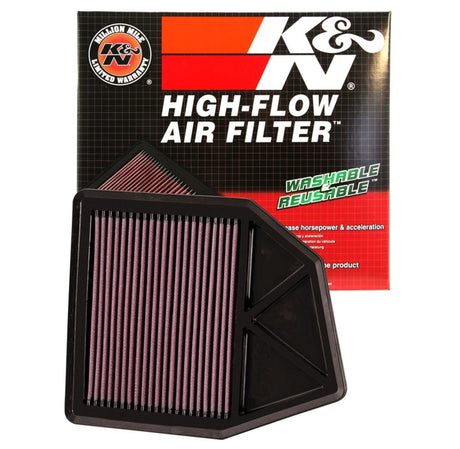 K&N 08 Honda Accord 2.4L-L4 Drop In Air Filter - Rowdy Warehouse 