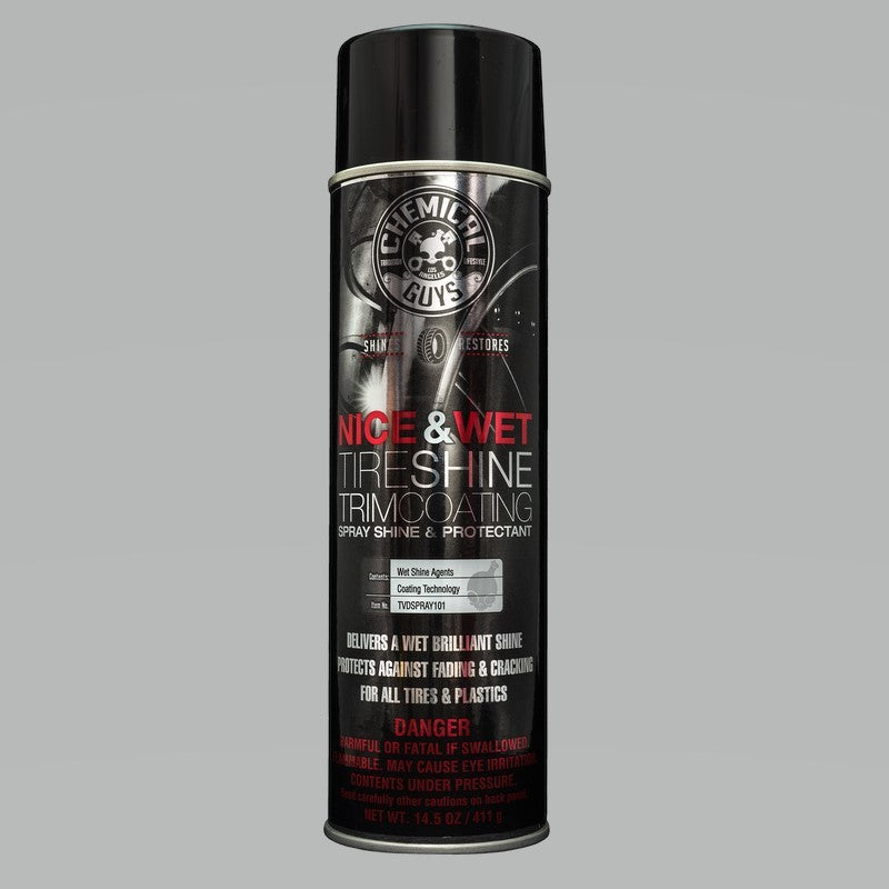 Chemical Guys Nice & Wet Tire Shine Protective Coating for Rubber/Plastic (Aerosol)