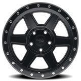 Dirty Life 9315 Compound 17x9 / 6x139.7 BP / -12mm Offset / 106mm Hub Matte Black Wheel - Rowdy Warehouse 