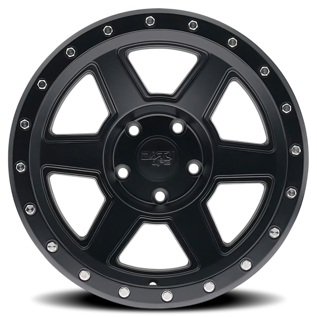 Dirty Life 9315 Compound 17x9 / 6x139.7 BP / -12mm Offset / 106mm Hub Matte Black Wheel - Rowdy Warehouse 