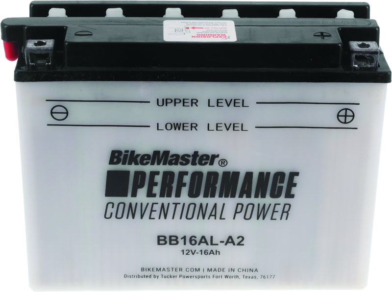 BikeMaster BB16AL-A2 Battery - Rowdy Warehouse 