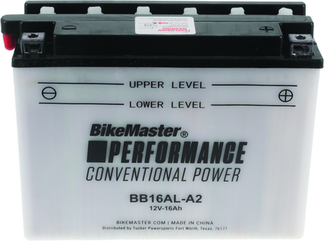 BikeMaster BB16AL-A2 Battery - Rowdy Warehouse 