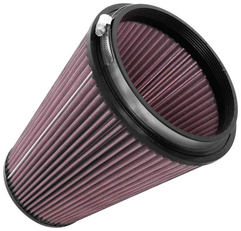 K&N Universal Clamp-On Air Filter 6in FLG / 7-1/2in B / 4-1/2in T / 9in H