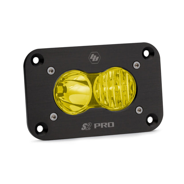 Baja Designs LED Driving/Combo Amber Flush Mount S2 Pro - Rowdy Warehouse 