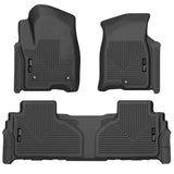 Husky Liners 21-23 Suburban/Tahoe/Yukon/Yukon XL Weatherbeater Front & 2nd Seat Floor Liners - Black