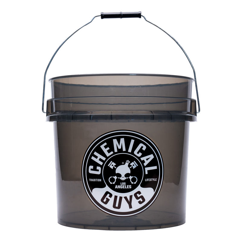 Chemical Guys Heavy Duty Detailing Bucket Smoked Black (4.5 Gal) - Rowdy Warehouse 