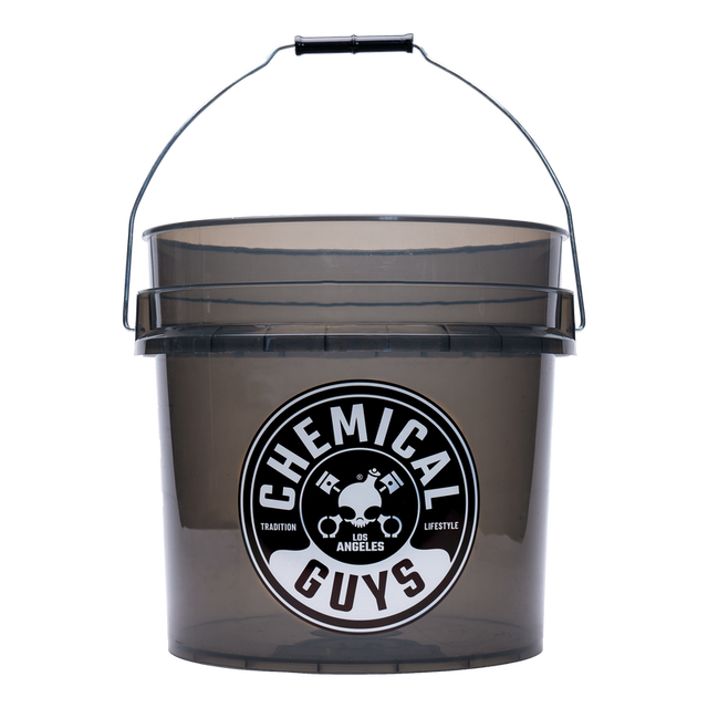 Chemical Guys Heavy Duty Detailing Bucket Smoked Black (4.5 Gal) - Rowdy Warehouse 