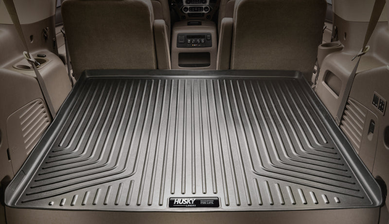 Husky Liners 07-13 GM Escalade/Suburban/Yukon WeatherBeater Tan Rear Cargo Liners (Behind 3rd Row)