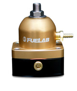 Fuelab 515 EFI Adjustable FPR 25-90 PSI (2) -6AN In (1) -6AN Return - Gold - Rowdy Warehouse 