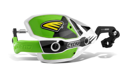 Cycra CRM Ultra 7/8 in. Clamp w/White Shield/Green Cover - Rowdy Warehouse 