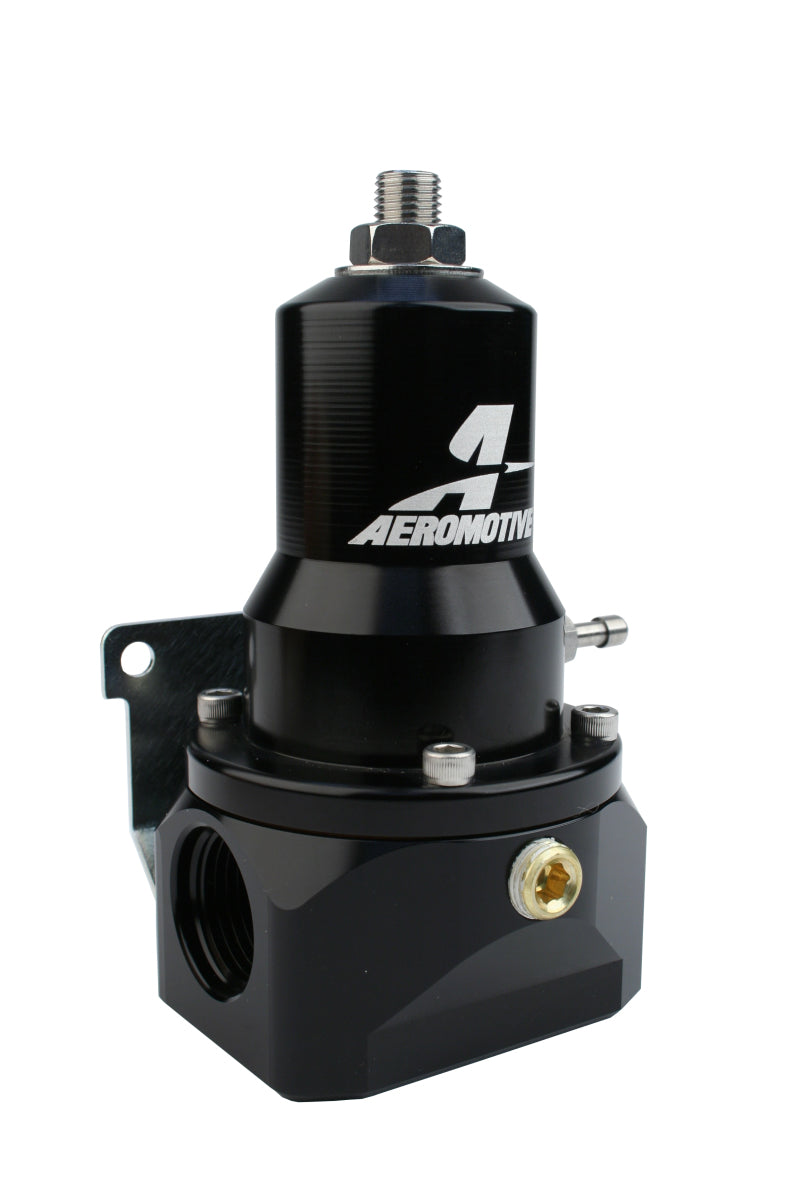 Aeromotive Regulator - 30-120 PSI - .313 Valve - 2x AN-10 Inlets / AN-10 Bypass - Rowdy Warehouse 