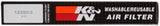 K&N 95-01 Honda Civic 1.5L/1.6L / 95-02 Honda CR-V 2.0L Drop In Air Filter - Rowdy Warehouse 