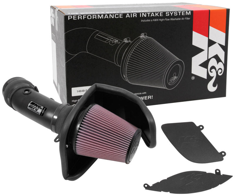 K&N 2017 Dodge Challenger Hellcat SC V8-6.2L F/l Typhoon Air Intake