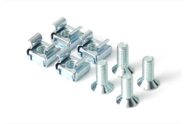 Haltech Platinum ECU Rail-Type Mounts & Screws - (Pack of 4) - Rowdy Warehouse 