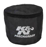 K&N Universal Precharger Round Straight Air Filter Wrap Black - Rowdy Warehouse 