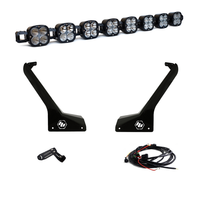 Baja Designs Jeep JL/JT Roof Bar LED Light Kit 8 XL Linkable - Rowdy Warehouse 