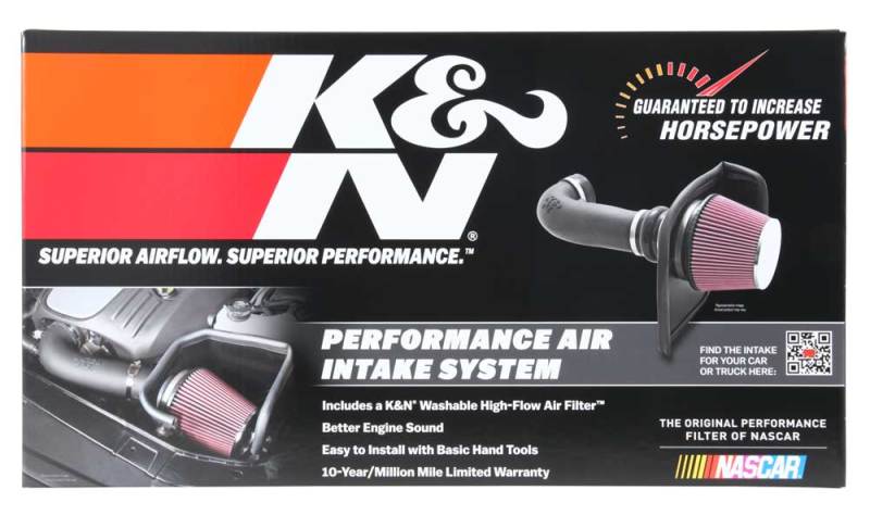 K&N 19-20 Jeep Cherokee L4-2.4L Performance Air Intake Kit