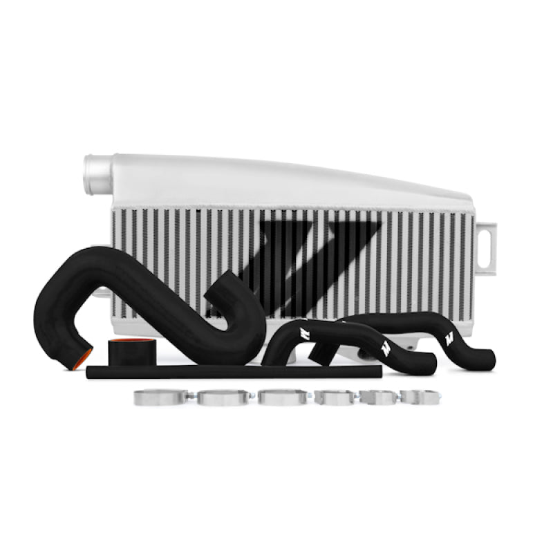 Mishimoto Subaru 02-07 WRX/04-07 STi Top-Mount Intercooler Kit - Powder Coated Silver & Black Hoses