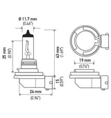 Hella H11 12V 55W Xenon White XB Bulb (Pair) - Rowdy Warehouse 